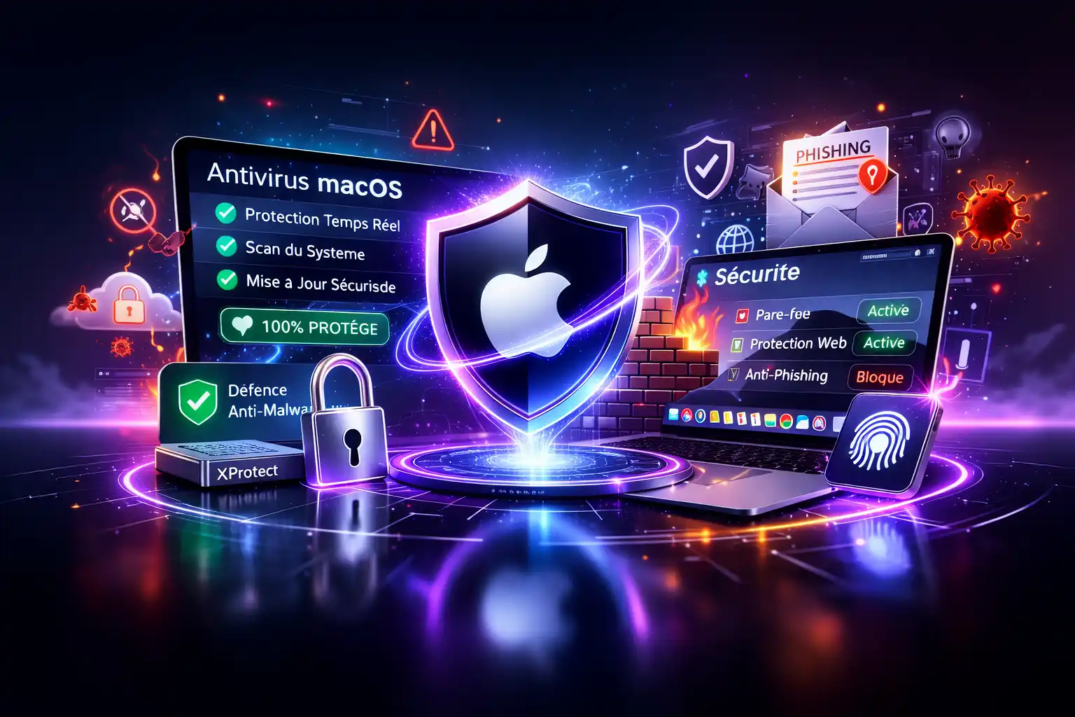 antivirus mac : sécurité macOS, pare-feu et protection web