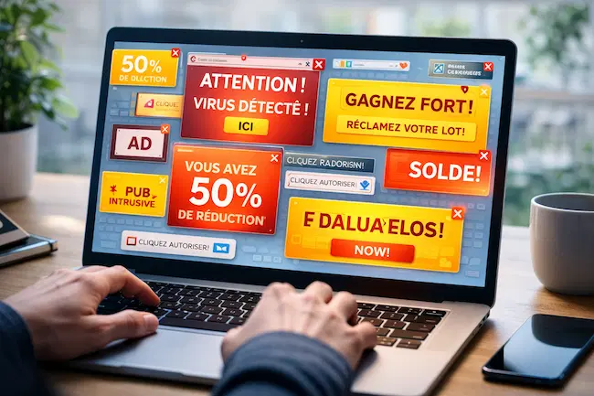 comment supprimer les pubs qui apparaissent sans arrêt