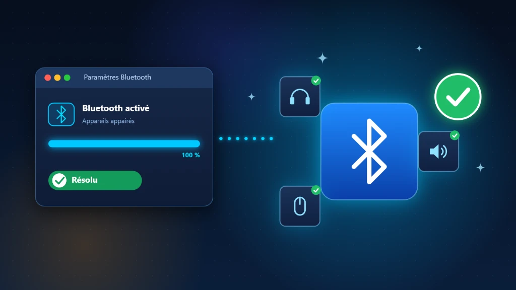 Bluetooth non détecté sous Windows : casque, souris et enceinte Bluetooth de nouveau appairés