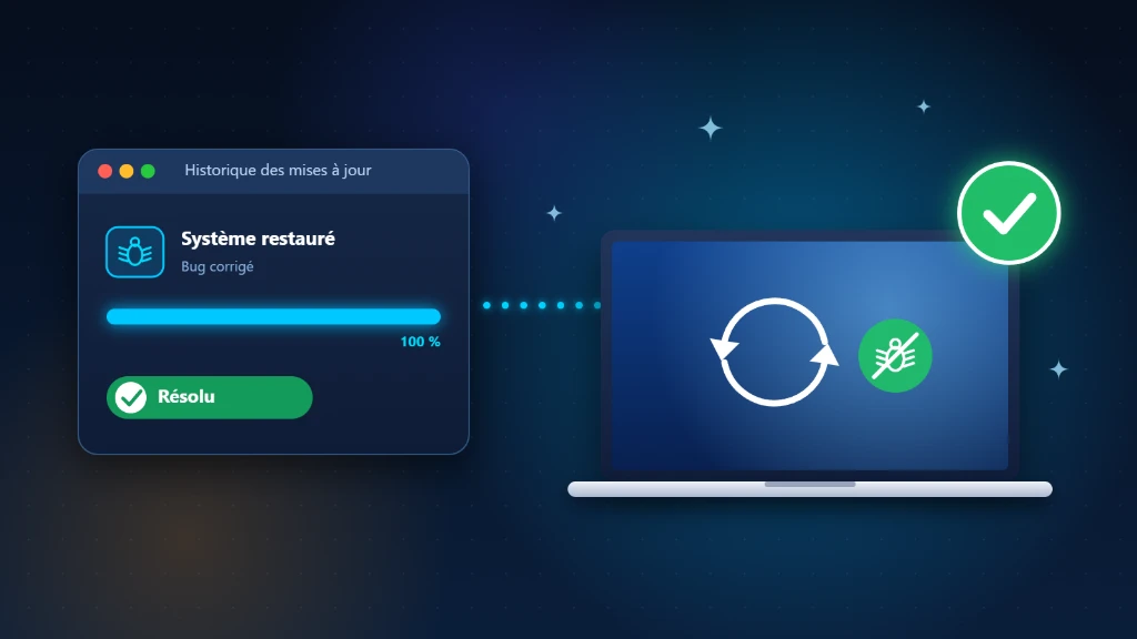 Bug après mise à jour Windows : système restauré et problème corrigé