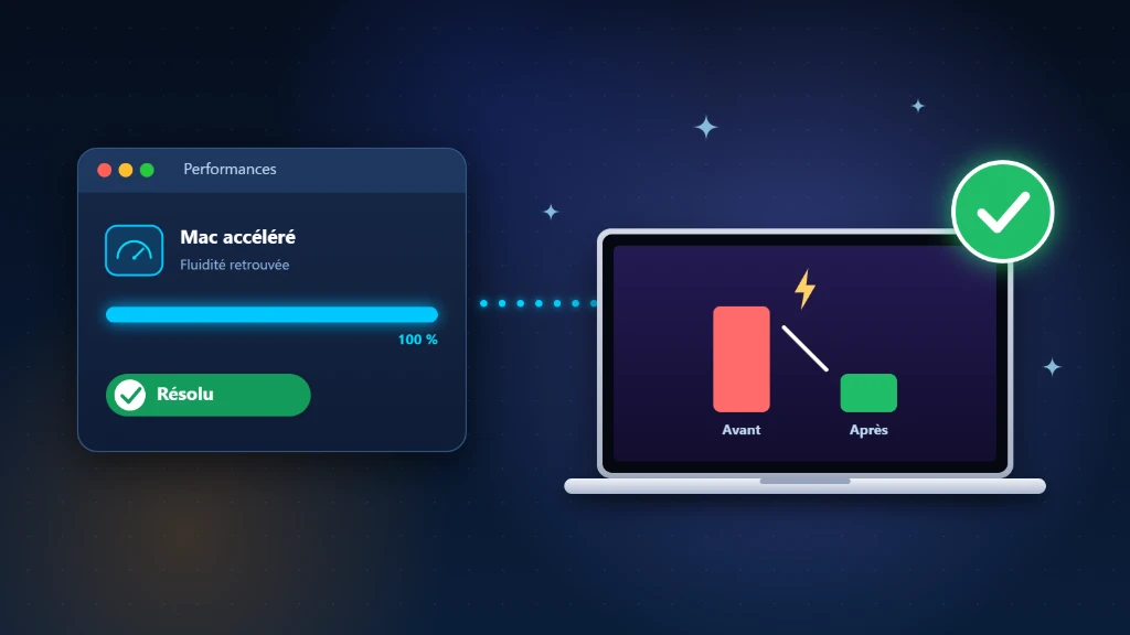 Mon Mac est lent : MacBook accéléré, performances avant et après optimisation