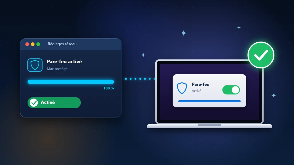 Pare-feu macOS activé dans les réglages système pour sécuriser votre Mac