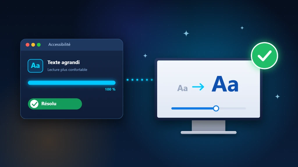 Texte trop petit à l’écran sous Windows : affichage agrandi et texte plus lisible