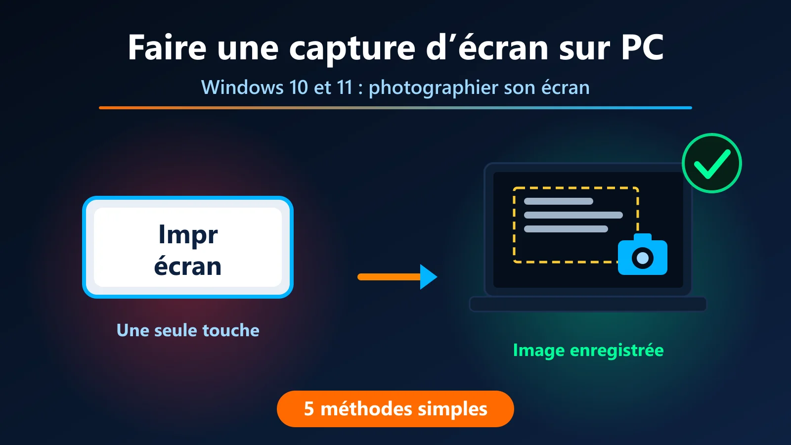 faire une capture d'écran sur PC Windows 10 et 11 — guide complet 2026
